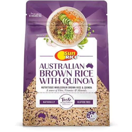 SunRice Australian Brown Rice with Quinoa 750g