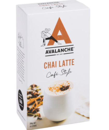 Avalanche Cafe Style Sachets Chai Latte 10pk 200g