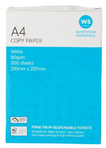 A4 Copy Paper 80gsm 500 Pack