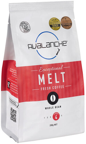 Avalanche Fresh Coffee Melt Whole Beans 200g