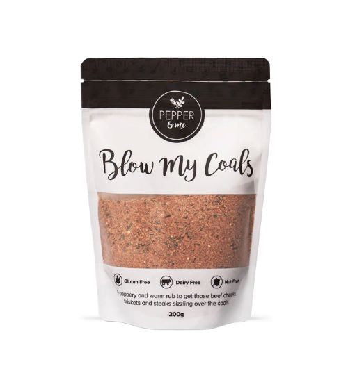 Pepper & Me Blow My Coals BBQ Beef Rub 200g