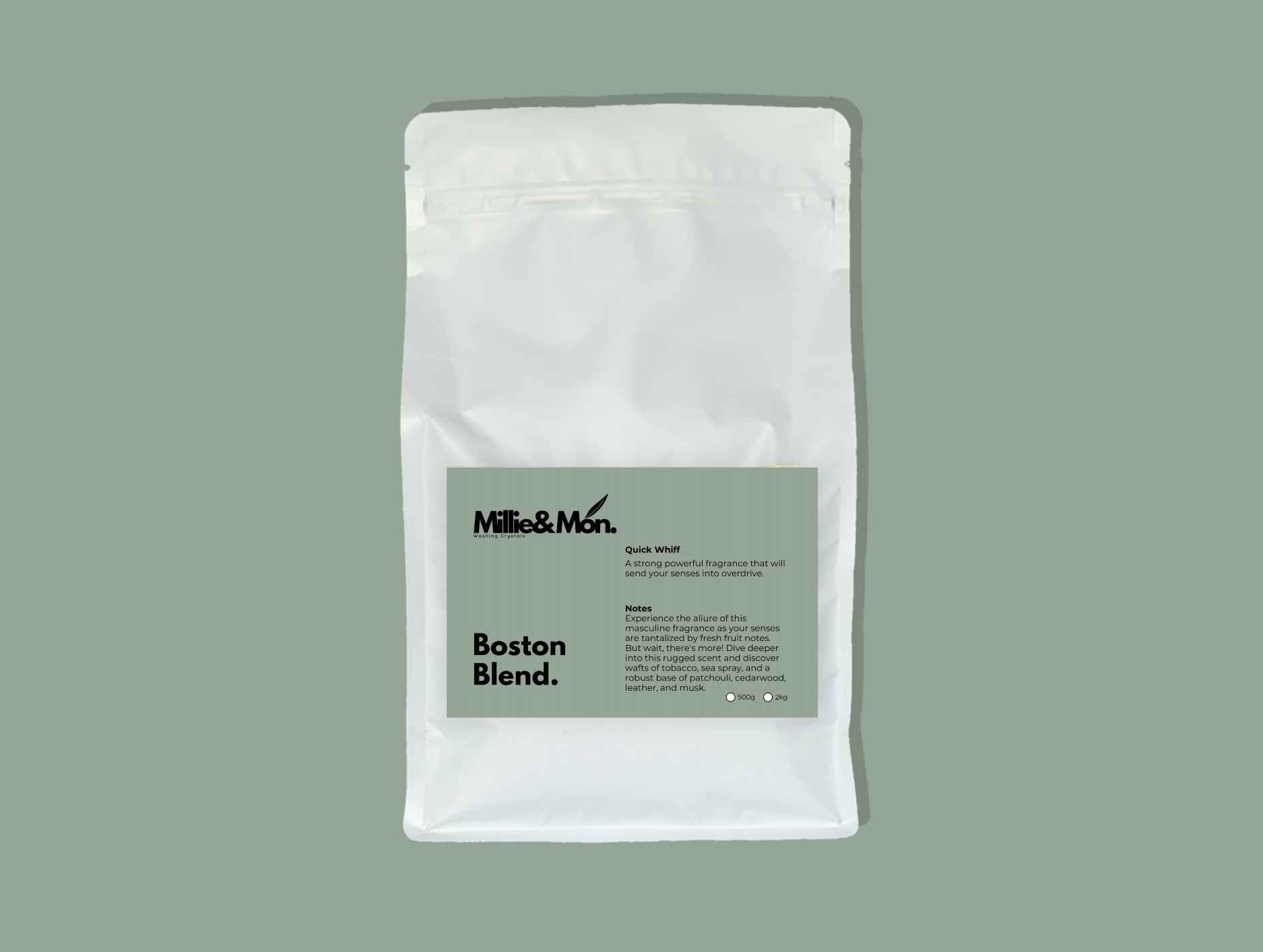 Boston Blend Washing Crystals 500g millie&mon