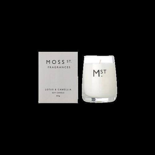 Moss St. Lotus & Camellia Mini Soy Candle 80g