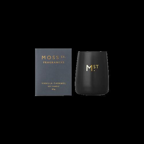 Moss St. Vanilla Caramel - Mini Soy Candle 80g