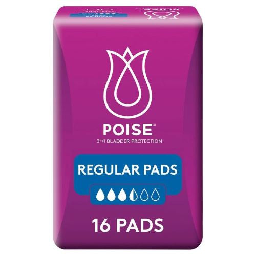 Poise Regular Pads 16pk