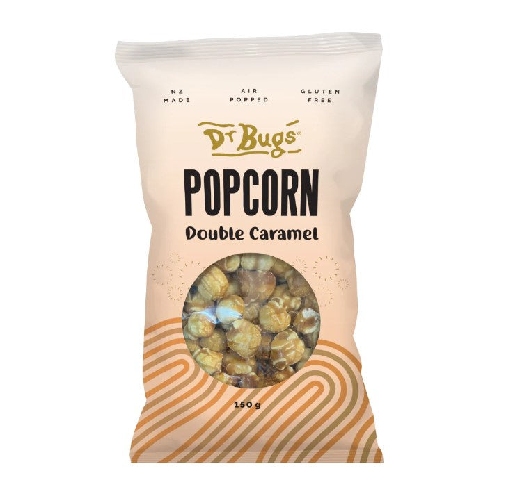 Dr Bugs Double Caramel Popcorn 150g