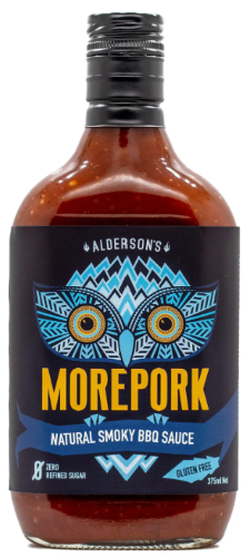 Aldersons Morepork Natural Smoky BBQ Sauce 375ml