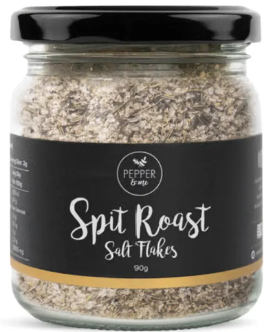 Pepper & Me Spit Roast Salt Flakes 90g