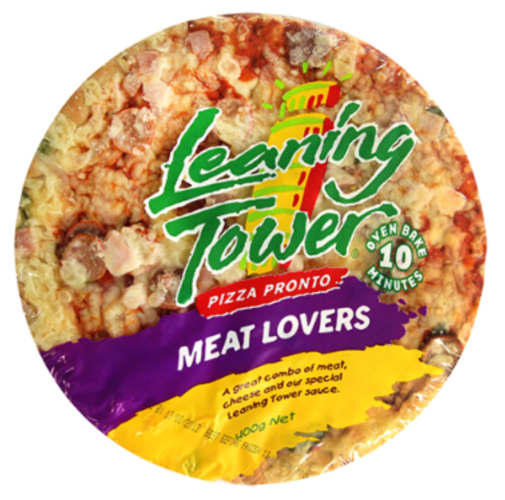 Leaning Tower Meat Lovers Pizza Pronto 400g