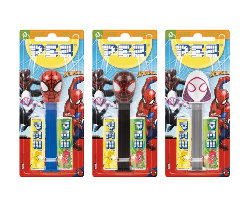 PEZ Spiderman Dispenser & Refills 17g