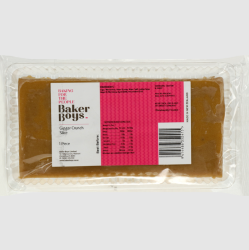 Baker Boys Ginger Crunch Slice 350g