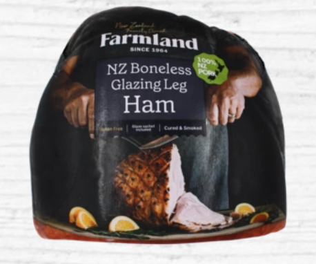 Farmland Boneless Glazing Leg Ham Half 2.5kg - 3.5kg