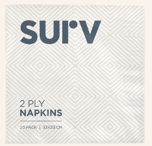 Surv Designer Series Napkins 20pk