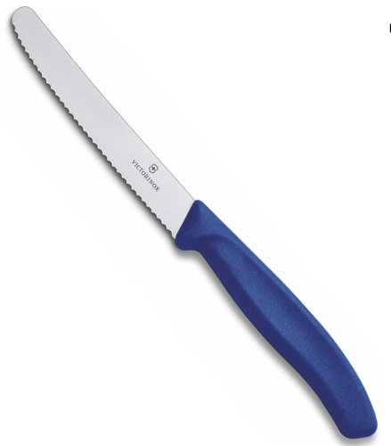 Victorinox Tomato & Sausage Knife 6.7832 - 11cm Blue Handle