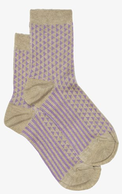 Antler Sage Stripe Socks