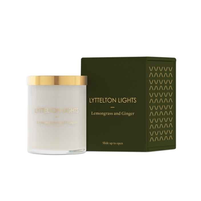 Lyttelton Lights Lemongrass & Ginger Candle Small