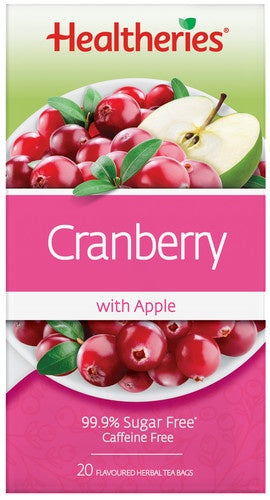 Healtheries Cranberry With Apple Tea 20pk