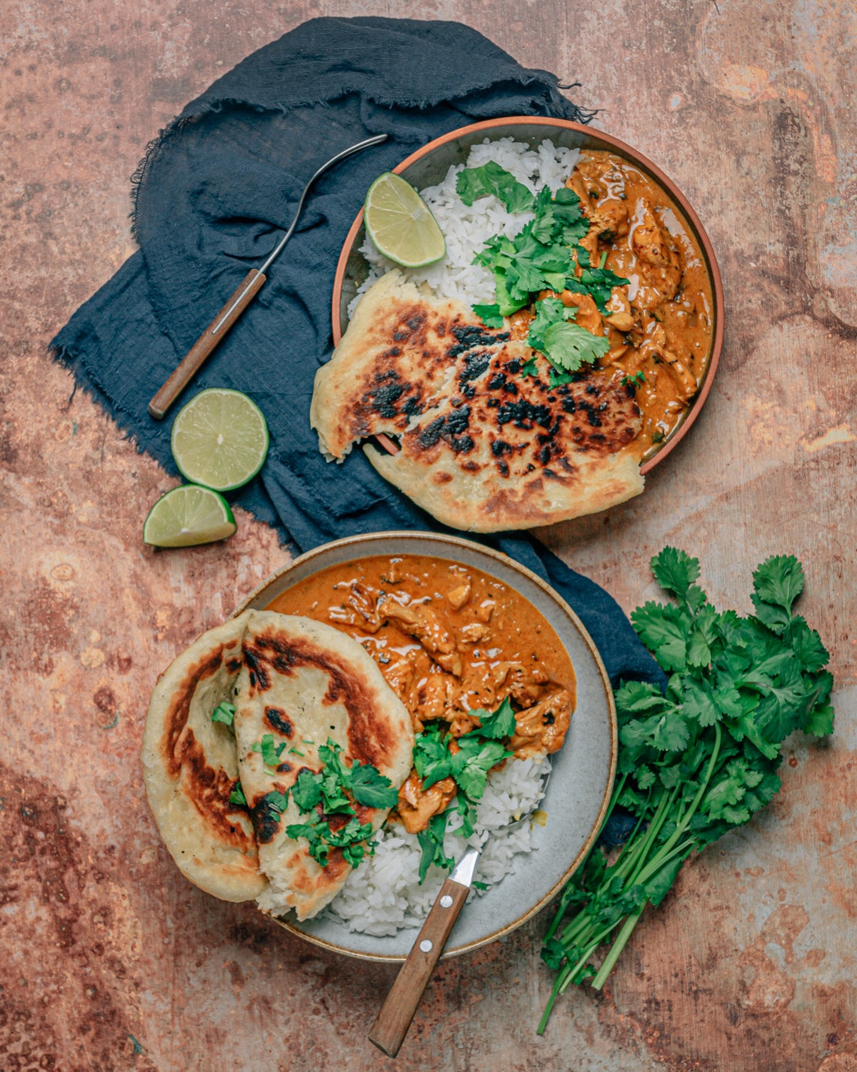 Butter Chicken Meal with Naan (Serves 4-6, GF & DF Option Available)