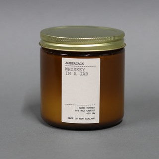 Amberjack Whiskey in a Jar Candle 400g