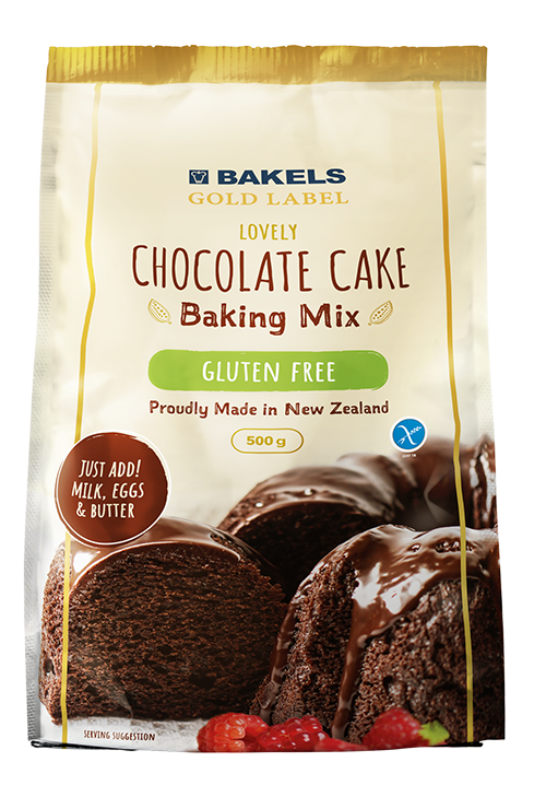 Bakels Gold Label Gluten Free Chocolate Cake 500g