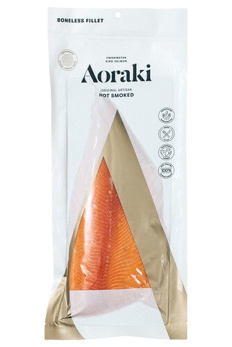 Aoraki Hot Smoked Salmon Fillet Original Per Kg