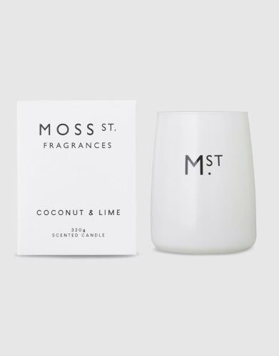 Moss St. Coconut & Lime - Large Soy Candle 320g
