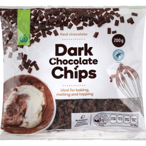 WW Dark Chocolate Chips 200g