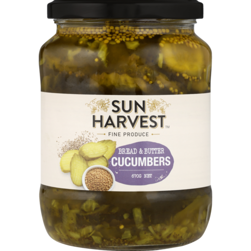 Sun Harvest Bread & Butter Cucumbers 670g