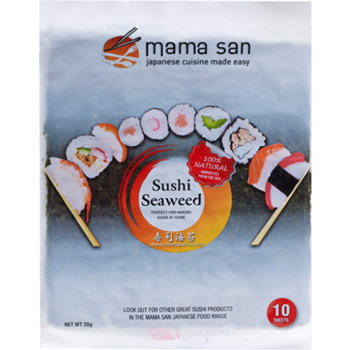 Mama San Asian Sushi Seaweed 25g