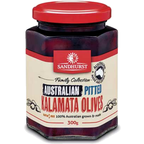 Sandhurst Pitted Kalamata Olives 300g