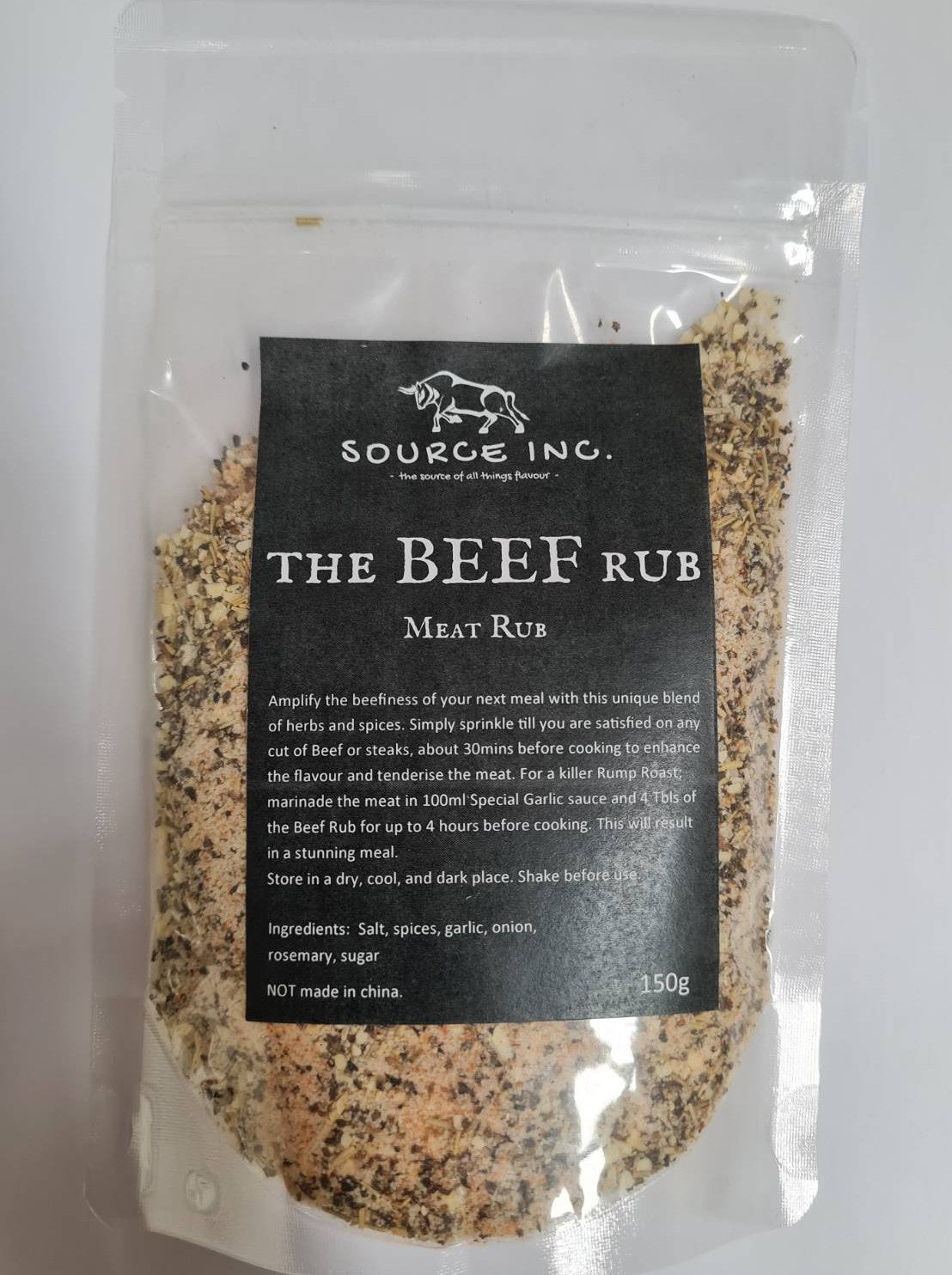 Source Inc. The Beef Meat Rub 150g