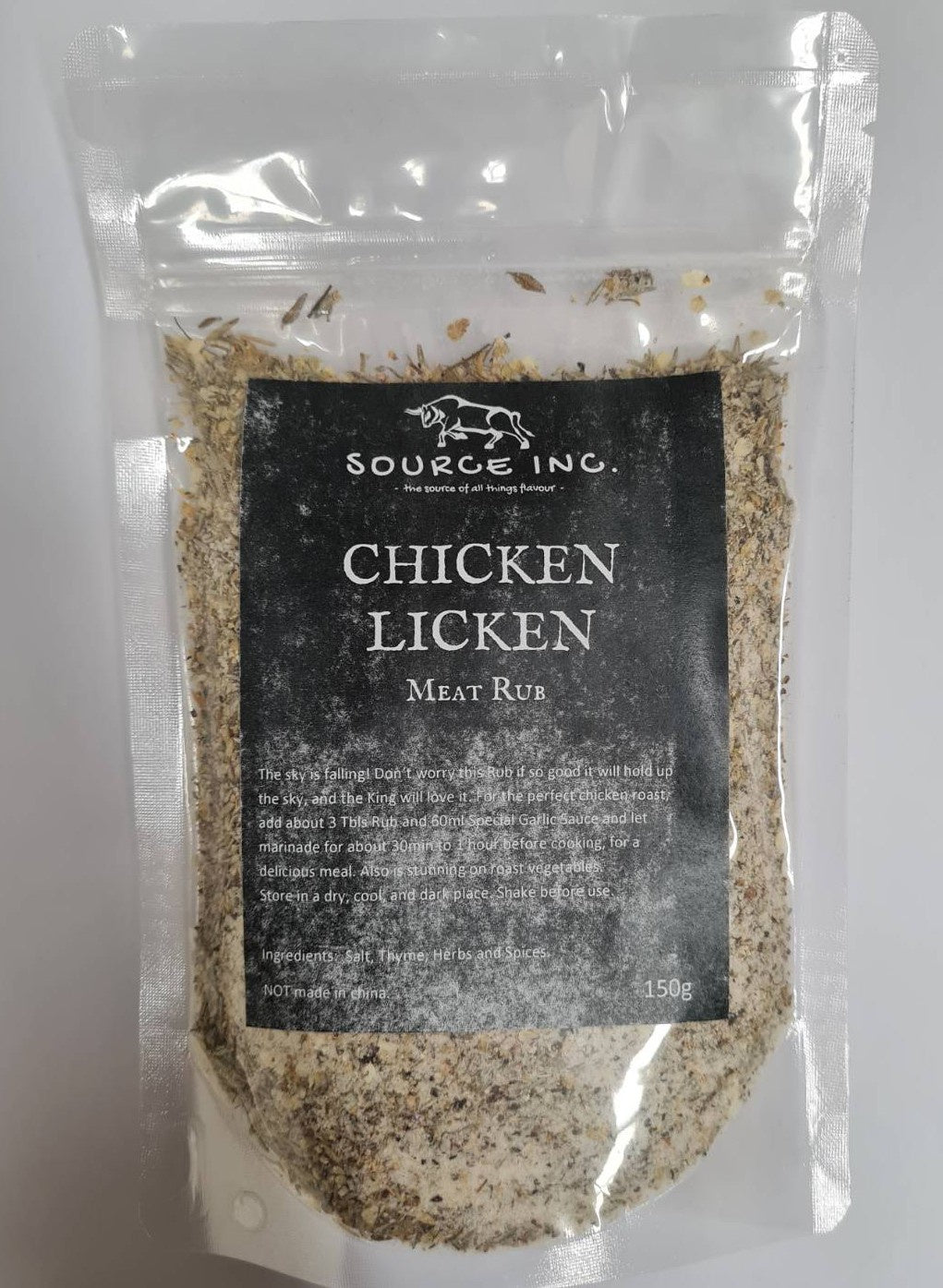 Source Inc. Chicken Licken Meat Rub 150g