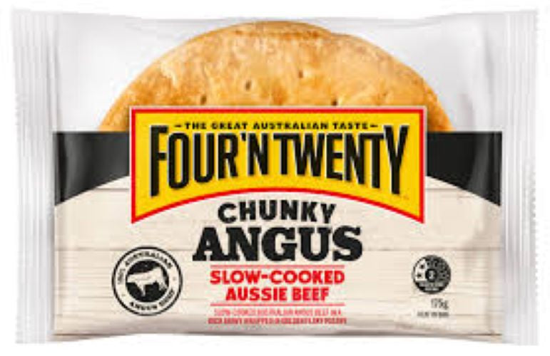 Four‘N Twenty Chunky Angus Beef Cheese & Bacon Slow-Cooked Pie 175g