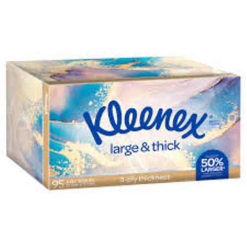 Kleenex Large & Thick Facial Tissues 3ply 95pk