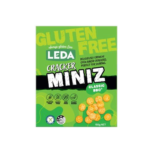 Leda Cracker GF Miniz Classic BBQ Share Pack 150g