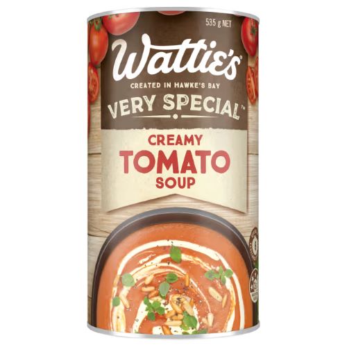 Watties Very Special Creamy Tomato Canned Soup 535g