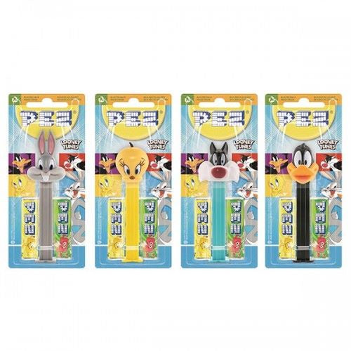 PEZ Looney Tunes Dispenser & Refills 17g