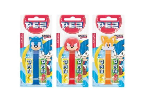 PEZ Sonic The Hedgehog Dispenser & Refills 17g