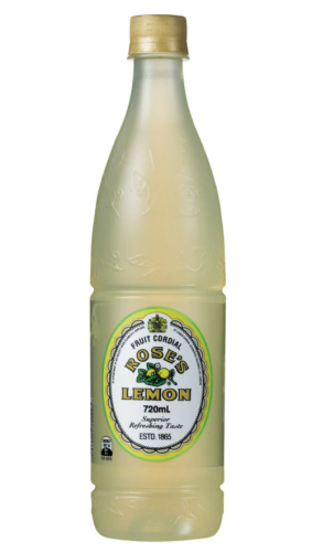 Roses Lemon Fruit Cordial Concentrate 720ml 720ml