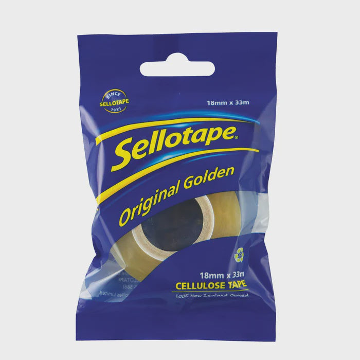 Sellotape 1100 Cellulose Tape 18mm x 33m