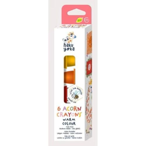 Haku Yoka Acorn Crayons - Warm