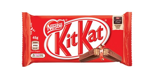 Nestle Kit Kat 4 Finger Chocolate Bar 45g