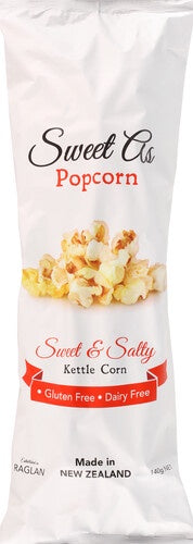 Sweet As Sweet & Salty Kettle Corn Popcorn 140g