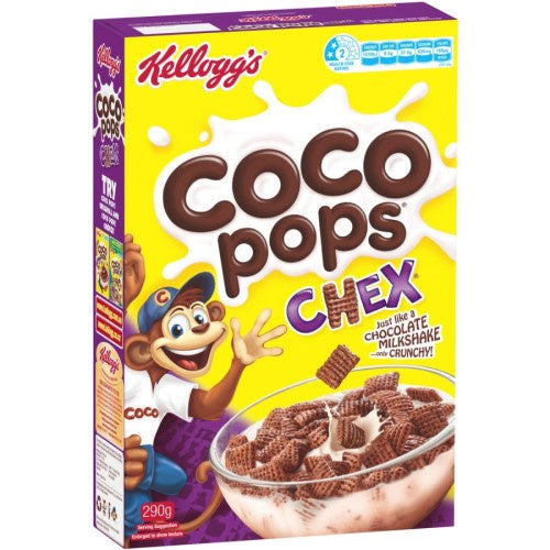 Kelloggs Coco Pops Chex Cereal 290g