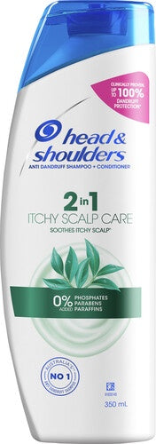 Head & Shoulders Itchy Scalp Care 2 In 1 Antidandruff Shampoo & Conditioner 350ml