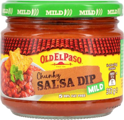 Old El Paso Mild Chunky Salsa Dip 312g