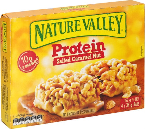 Nature Valley Salted Caramel Nut Protein Bars 4pk 152g