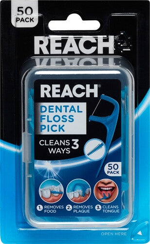 Reach Dental Floss Pick 50pk