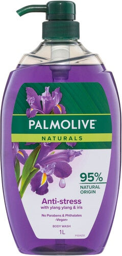 Palmolive Naturals Anti Stress Ylang Ylang & Iris  Body Wash 1L