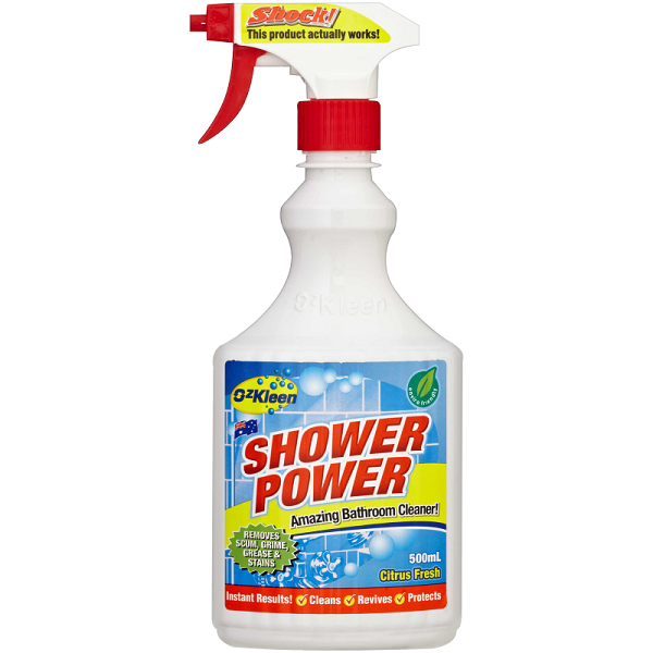 OzKleen Shower Power Citrus Fresh Bathroom Cleaner 500ml
